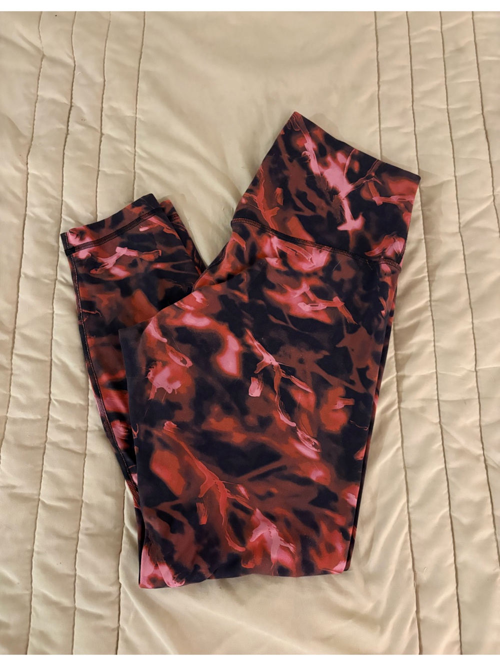 Lululemon Pink Swirls Align Leggings 25”